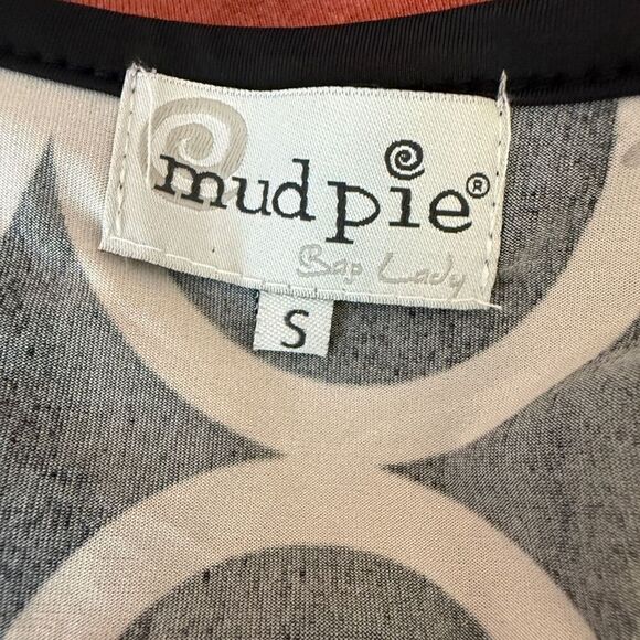 Mud Pie Black with white circles summer dress- size S - Picture 6 of 9
